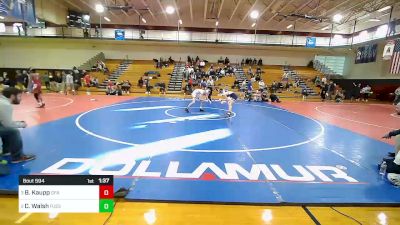 126 lbs Semifinal - Brady Kaupp, Green Farms Academy vs Carson Walsh, Pope John XXIII