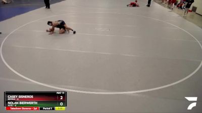 105 lbs Finals (8 Team) - Casey Sisneros, Bemidji vs Nolan Bierwerth, ACGC