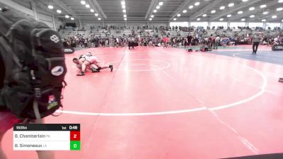 160 lbs Consi Of 8 #2 - Brian Chamberlain, PA vs Braeden Simoneaux, LA