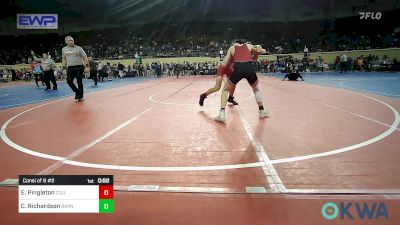 100 lbs Consi Of 8 #2 - Eli Pingleton, Collinsville Cardinal Youth Wrestling vs Cade Richardson, Barnsdall Youth Wrestling