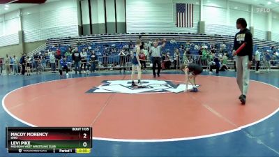 70 lbs Quarterfinal - Levi Pike, Michigan West Wrestling Club vs Macoy Morency, Ohio