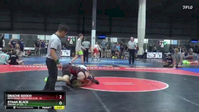 165 lbs Round 3 (4 Team) - Drache Gooch, BEASTWORKS WRESTLING CLUB vs Ethan Black, GROUND UP USA