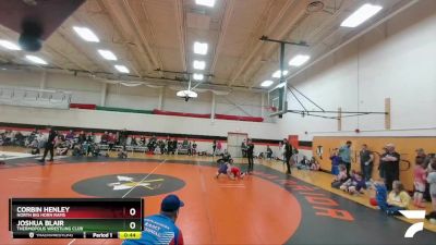 93-100 lbs Quarterfinal - Corbin Henley, North Big Horn Rams vs Joshua Blair, Thermopolis Wrestling Club