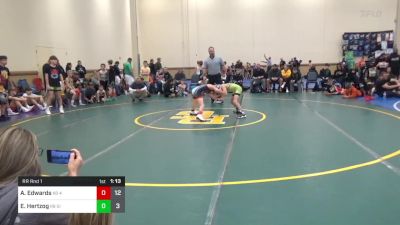 70 lbs Rr Rnd 1 - Andrew Edwards, 4M K-8 vs Easton Hertzog, Silo WC K-8