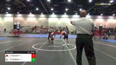 125 lbs Semis - Sean Russell, Minnesota vs Ronnie Bresser, Oregon State