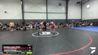 195 lbs Quarterfinal - Damian Clark-Perez, All In Wrestling Academy vs Tristan Poulos, Thurston County Wrestling Club