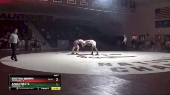 149 lbs Finals (2 Team) - Kaden Reetz, Augsburg vs Kristian Rumph, Wartburg