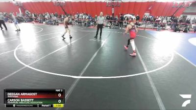 106 lbs Semifinal - Carson Bassett, Fennimore Wrestling Association vs Deegan Armagost, Wisconsin