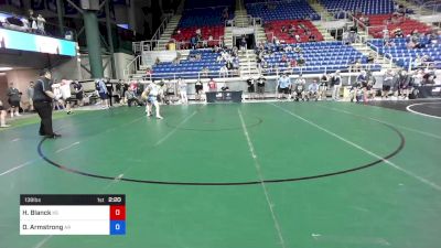 138 lbs Rnd Of 64 - Hagen Blanck, Kansas vs Daniel Armstrong, Arkansas