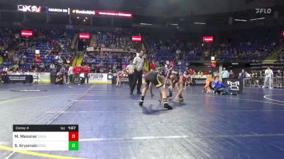 97 lbs Consy 4 - Mason Messner, Cocalico vs Shay Krysinski, Steel Valley