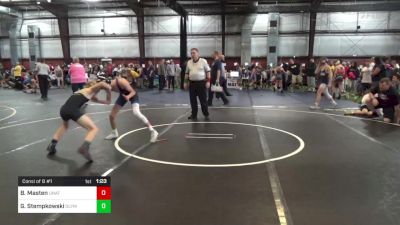 100 lbs Consi Of 8 #1 - Brayden Masten, Unattached vs Gavin Stempkowski, Olympic