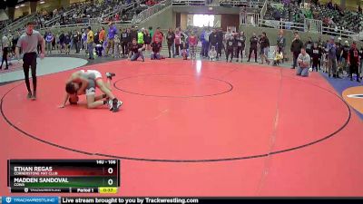 106 lbs Semifinal - Madden Sandoval, COWA vs Ethan Regas, Cornerstone Mat Club