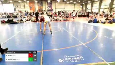 152 lbs Rr Rnd 2 - Ty Aveni, PA Rednecks vs Alex Kauffman, Micky's Maniacs Blue