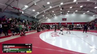 89-95 lbs Round 4 - Jude Grinnan, Burlington vs Chase Miramontes, Bear Cave WC