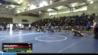 126 lbs Cons. Round 4 - Samuel Brunolli, Martin Luther King vs David Govea, Santa Fe