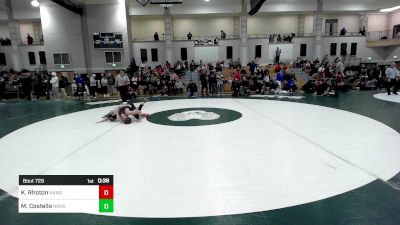 126 lbs Consolation - Kyle Rhoton, North Andover vs Matthew Costello, Hanover