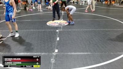 129 lbs Quarterfinal - Curren Coggins, Carolina Reapers vs Keyawn Wilson, Blue Steel