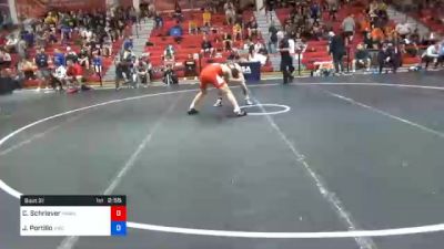 61 kg Prelims - Cullan Schriever, Hawkeye Wrestling Club vs Justin Portillo, Viking Wrestling Club (IA)