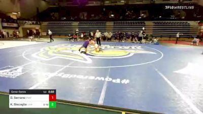 133 lbs Consolation - Dominick Serrano, Unattached-Nebraska vs Kyle Biscoglia, Northern Iowa