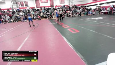 110-120 lbs Round 4 - Rylan Gentry, Lexington Youth Wrestling Club vs Michael Tate, Pirate Powerhouse Wrestling Ac