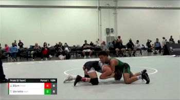 120 lbs Finals (2 Team) - Jackson Blum, POWA vs Thomas Verrette, Black Mambas