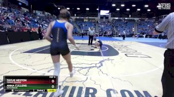 110 lbs Quarterfinal - Taylie Heston, Topeka-Seaman vs Anna Cullens, Hutchinson