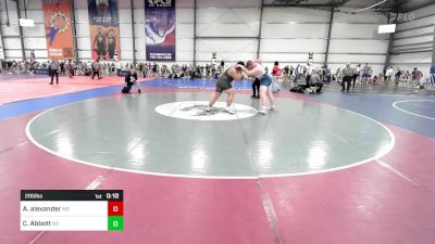 285 lbs Consi Of 16 #2 - Austin Alexander, MD vs Colt Abbott, NV