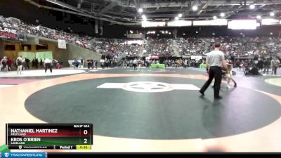 138 lbs Cons. Round 2 - Nathaniel Martinez, Fruitland vs Kros O`Brien, Lakeland