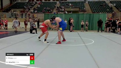 260 lbs Rr Rnd 2 - Faris Price, Georgia vs Hunter Woelfel, Etowah Junior Eagle Wrestling Club