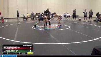 135 lbs 2nd Wrestleback (16 Team) - Jayden Romanello, St. Lucie PAL / Tropics vs Colton Sharrah, Backyard Boyz Blue