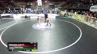 175 lbs Cons. Round 3 - Mario Fernandez, California vs Emmanuel Schultz, Albany Wrestling Club