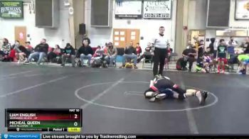 105 lbs Finals (2 Team) - Micheal Queen, AACo Allstars vs Liam English, Warhawks Black
