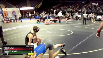 120 Class 1 lbs Semifinal - Nolan Laux, Fatima vs Garrett Beane, Lathrop