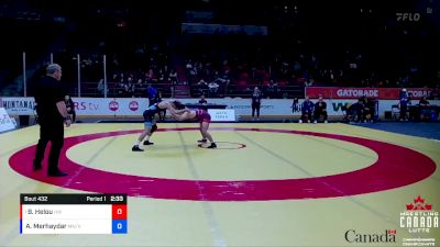 61kg Semifinal - Blayne Helou, Hamilton WC vs Abdoulla Merhaydar, Montreal NTC / Vanier College WC