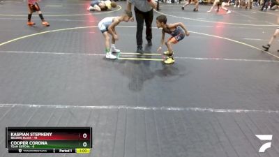 47 lbs Round 4 (6 Team) - Kaspian Stepheny, Belding Black vs Cooper Corona, Team Gotcha