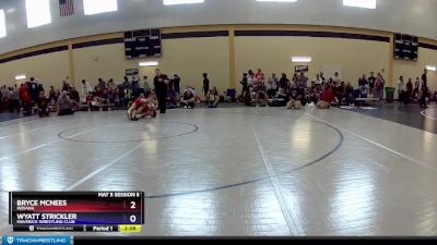 120 lbs Cons. Round 2 - Bryce McNees, Indiana vs Wyatt Strickler, Maverick Wrestling Club