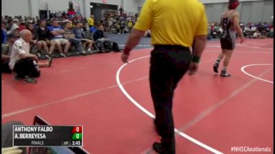 170 Finals - Anthony Falbo, CT vs Andrew Berreyesa, NV