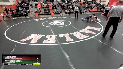 120 lbs Cons. Round 4 - Luis Flores, Hoffman Estates (CONANT) vs Anthony Sutton, LOCKPORT (Twp)