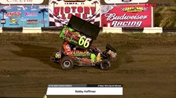 Robby Hoffman Wins Mini Sprints A Main - Saturday