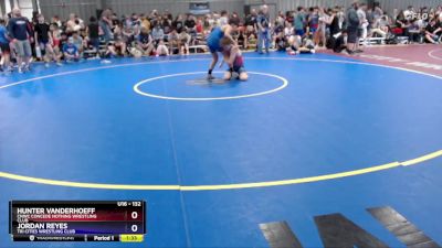 132 lbs Cons. Round 2 - Hunter Vanderhoeff, CNWC Concede Nothing Wrestling Club vs Jordan Reyes, Tri Cities Wrestling Club