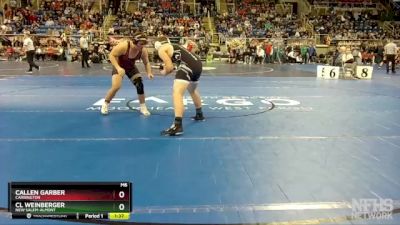 215 lbs Quarterfinal - CL Weinberger, New Salem-Almont vs Callen Garber, Carrington