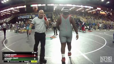 2A 285 lbs Cons. Semi - J`Shon Scott, Tampa Bay Tech vs Howard Craft, Rockledge