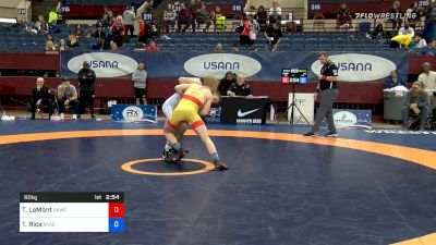 60 kg Consolation - Taylor LaMont, Sunkist Kids Wrestling Club vs Travis Rice, New York Athletic Club