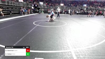 130 lbs Round Of 16 - Braden Bowman, Allstar Wrestling Club vs Kylan Ooton, Prodigy Elite Wrestling