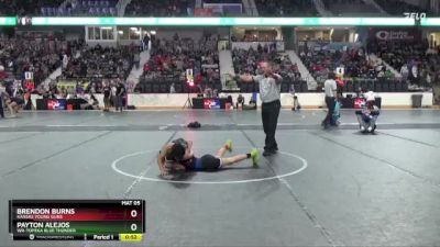 79 lbs Cons. Semi - Brendon Burns, Kansas Young Guns vs Payton Alejos, WR-Topeka Blue Thunder