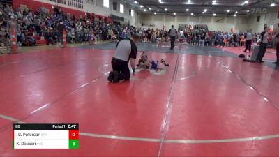 60 lbs Round 2 - Gunner Peterson, STMA vs Kyle Dobson, Ankeny Wrestling Club