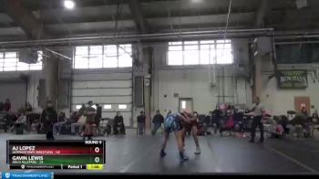 160 lbs Round 5 (6 Team) - Gavin Lewis, AACo Allstars vs AJ Lopez, Germantown Wrestling