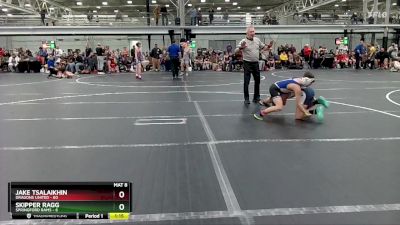 100 lbs Round 2 (4 Team) - Jake Tsalaikhin, Dragons United vs Skipper Ragg, Springford Rams