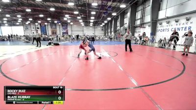 56 lbs Rd# 7- 10:45am Saturday Final Pool - Rocky Ruiz, Cali Red vs Blaze Murray, Minion Black