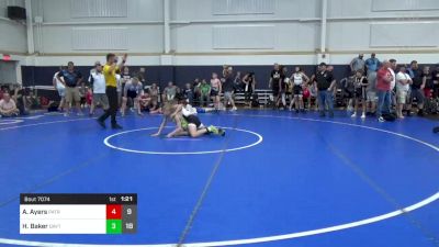 102 lbs Final - Aj Ayers, Patriots Wrestling Club vs Henry Baker, Dayton Bandits - Black